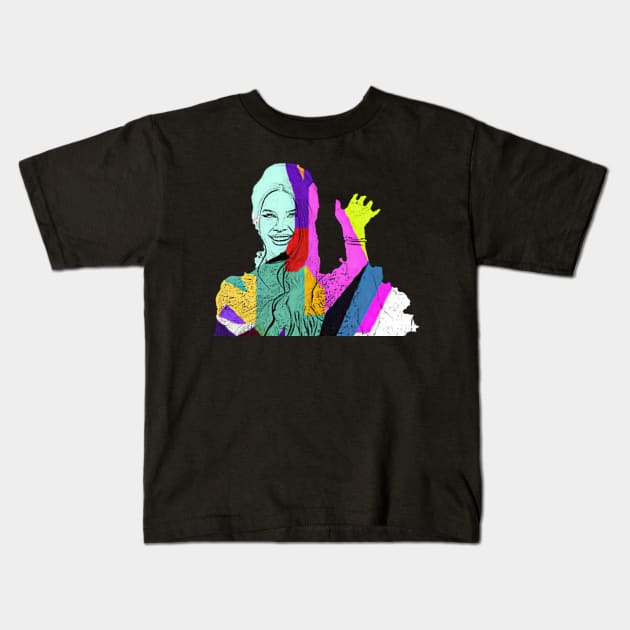 Lana del rey - Wpap Vinatage Kids T-Shirt by Hi.Nawi